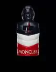 acheter doudoune moncler sans hooded vest navy red brand new